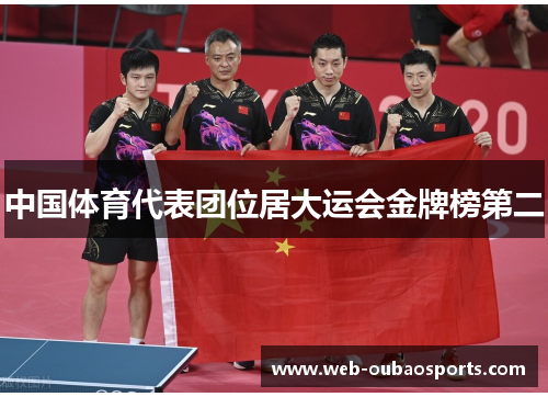 中国体育代表团位居大运会金牌榜第二