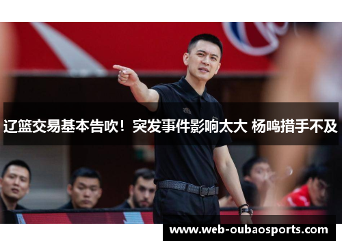 辽篮交易基本告吹！突发事件影响太大 杨鸣措手不及